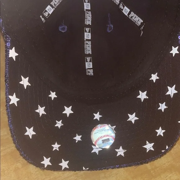 New Era / Victorias Secret/ Pink SD Padres Blue Sequin Hat - Picture 6 of 15